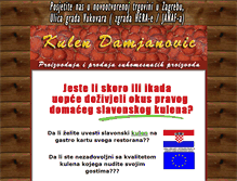 Tablet Screenshot of kulen-damjanovic.com